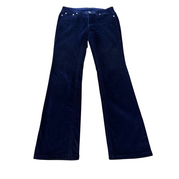 Roberto Cavalli Dark Blue Corduroy Pants Sz 44 US Size L 12